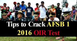 Tips to Crack AFSB 1 2016 OIR Test
