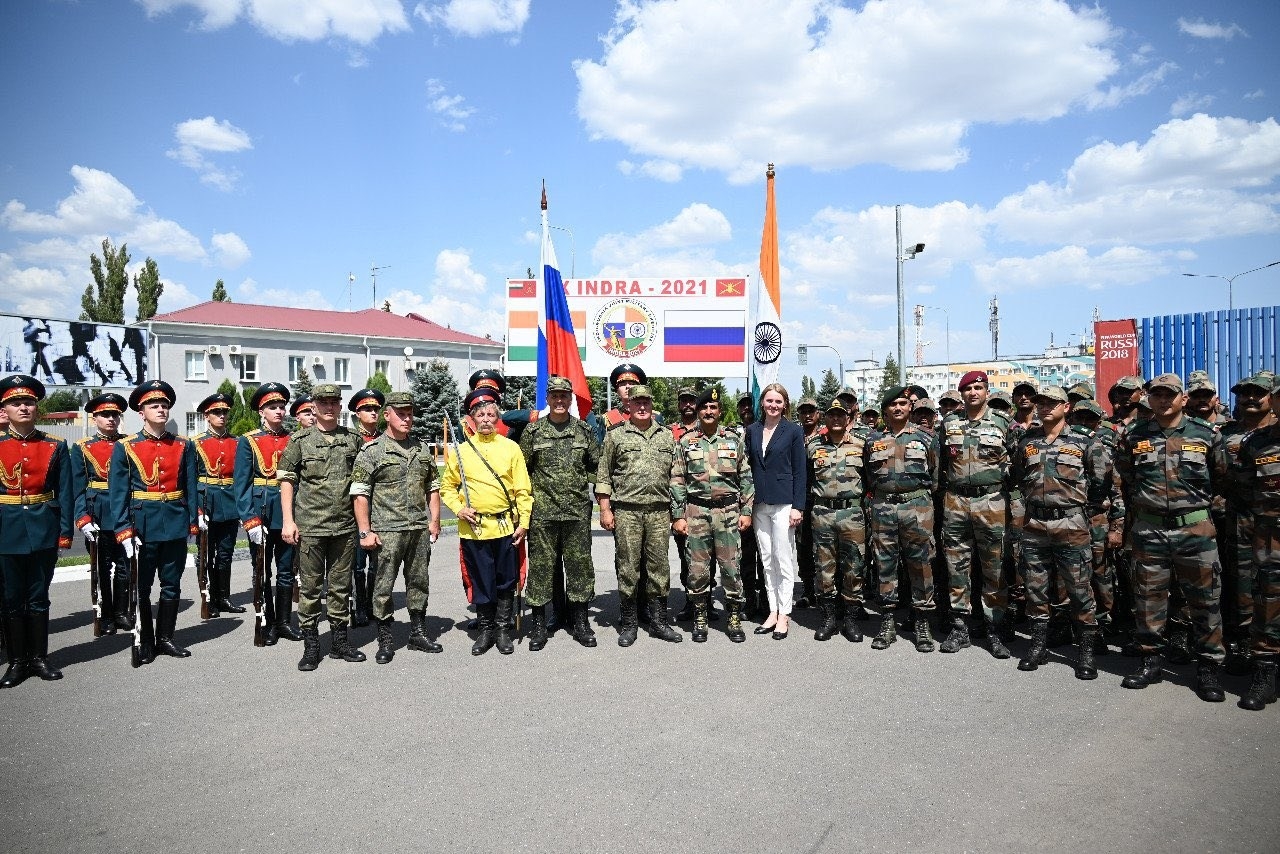 Indian Army Soldiers Arrive In Russia For Exercise INDRA 2021 Drills - 1