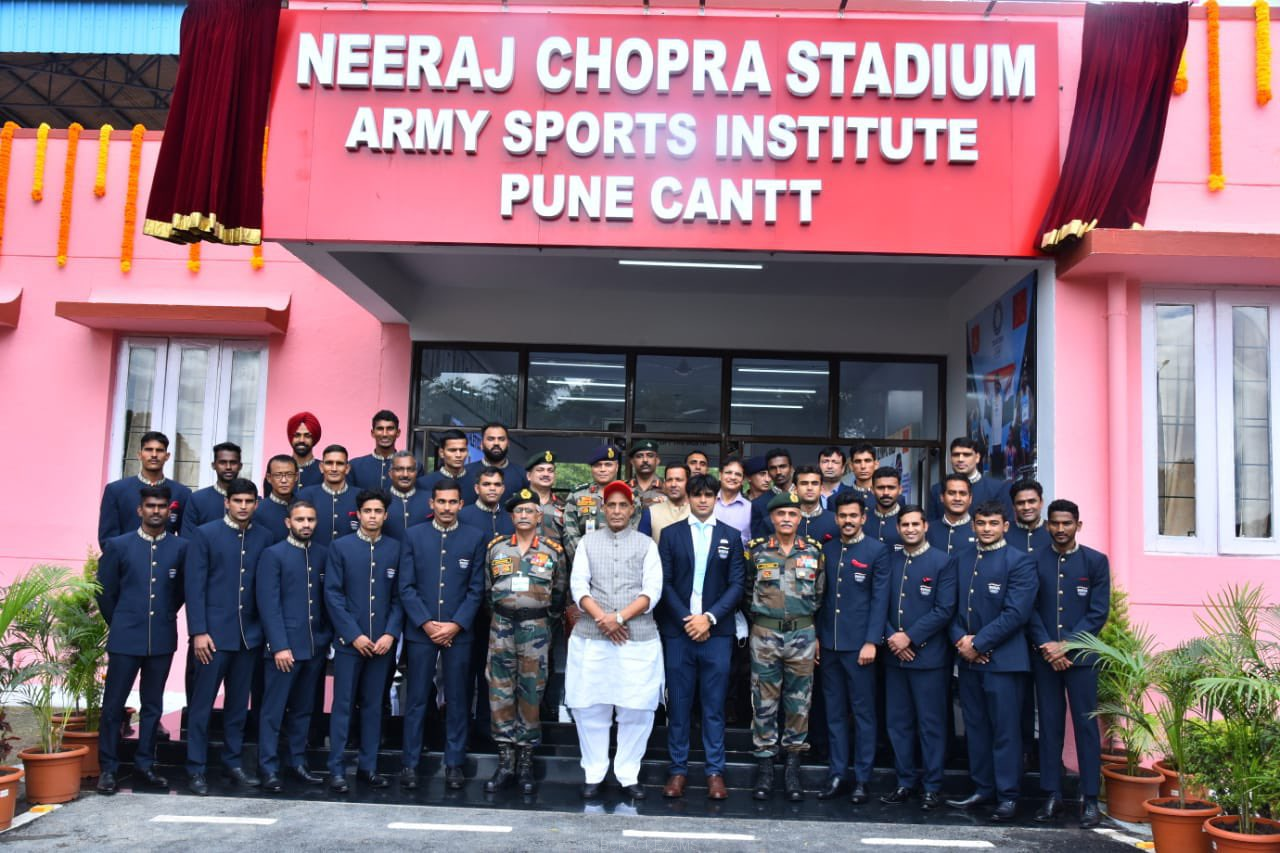 Rajnath Singh inaugurates stadium named after Neeraj Chopra in Pune - 1