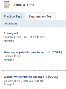 CD' s Mock-Test