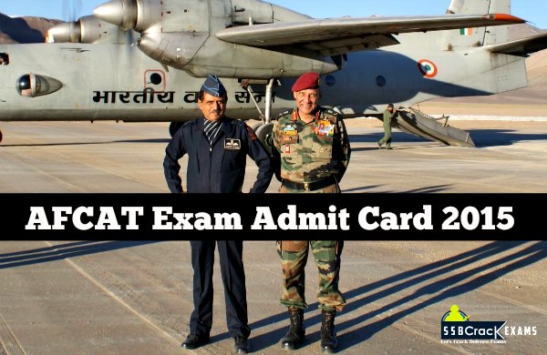 afcat admit card download 2015