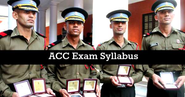 ACC exam syllabus