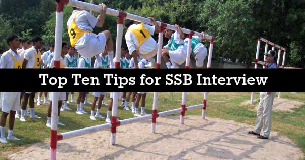 Top Ten Tips for SSB Interview