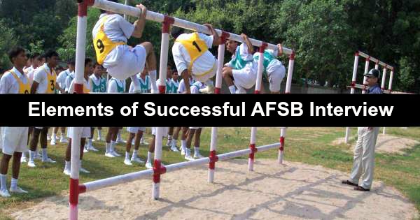 Elements of Successful AFSB Interview