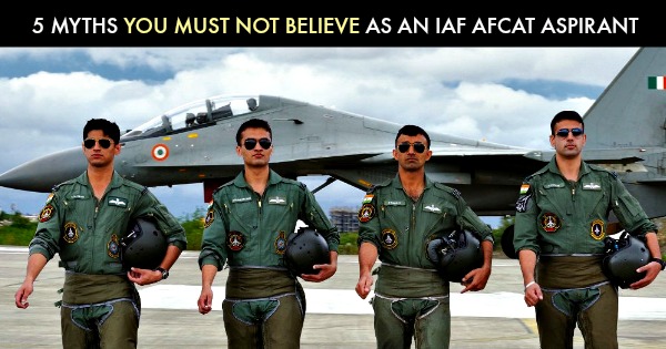 5 Myths You Must Not Believe as an IAF AFCAT Aspirant