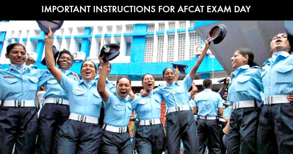 Important Instructions for AFCAT Exam Day