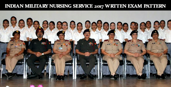 Indian Military Nursing Service 2017 Wrtten Exam Pattern