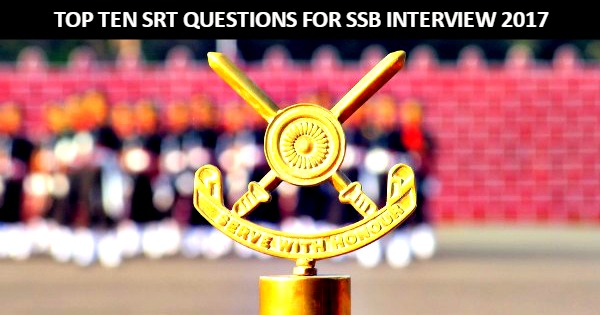 Top Ten SRT Questions For SSB Interview 2017