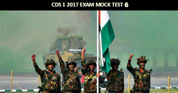 CDS 1 2017 Exam Mock Test 5 1