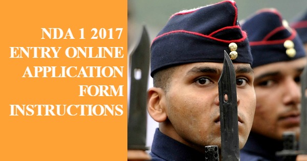 NDA 1 2017 ENTRY ONLINE APPLICATION FORM INSTRUCTIONS