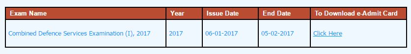 step 3 cds admit card download