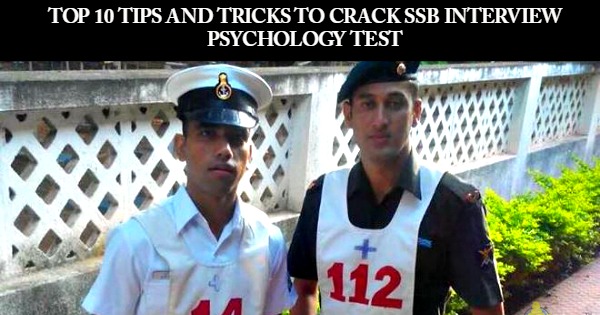 TOP 10 TIPS AND TRICKS TO CRACK SSB INTERVIEW PSYCHOLOGY TEST