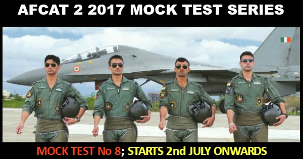 AFCAT 2017 Online Mock Test 8