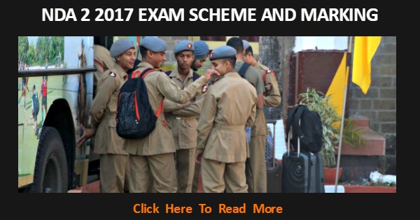 NDA 2 2017 Exam Scheme And Marking