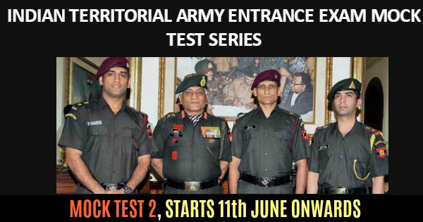 Territorial Army 2 2017 Mock Test 2