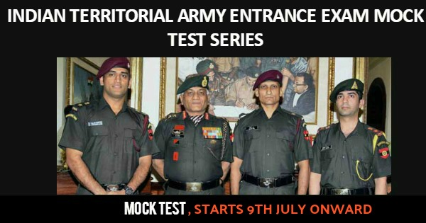 Territorial Army 2 2017 Mock Test 5