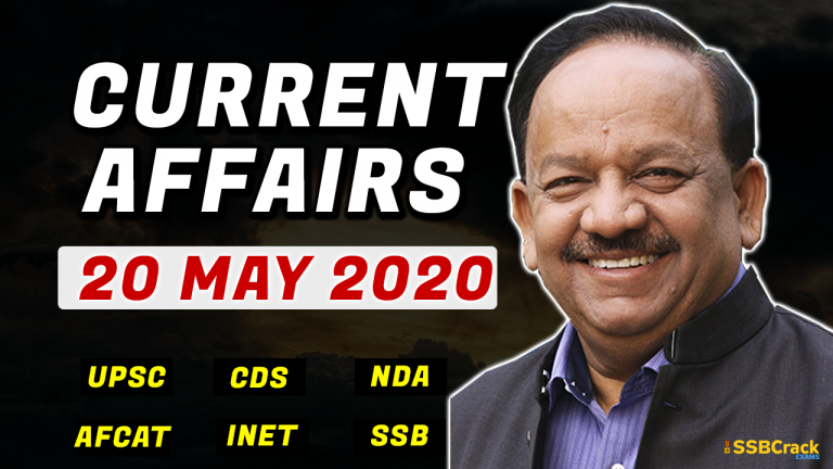 20 May 2020 Current Affairs