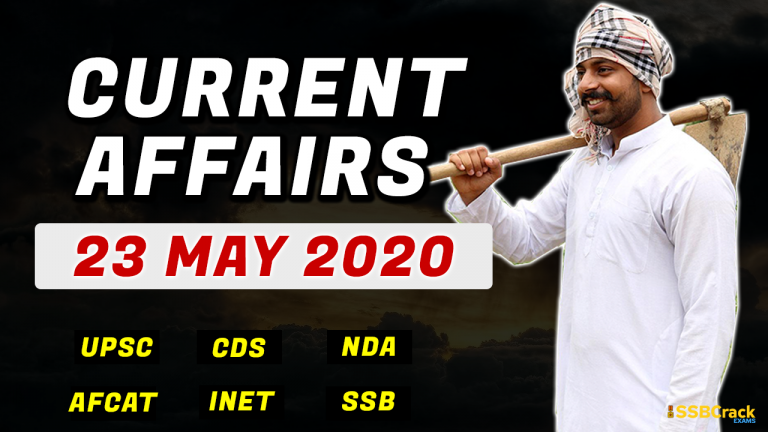 23 May 2020 Current Affairs