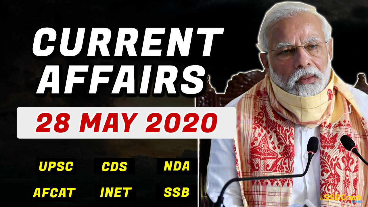 28 May 2020 Current Affairs