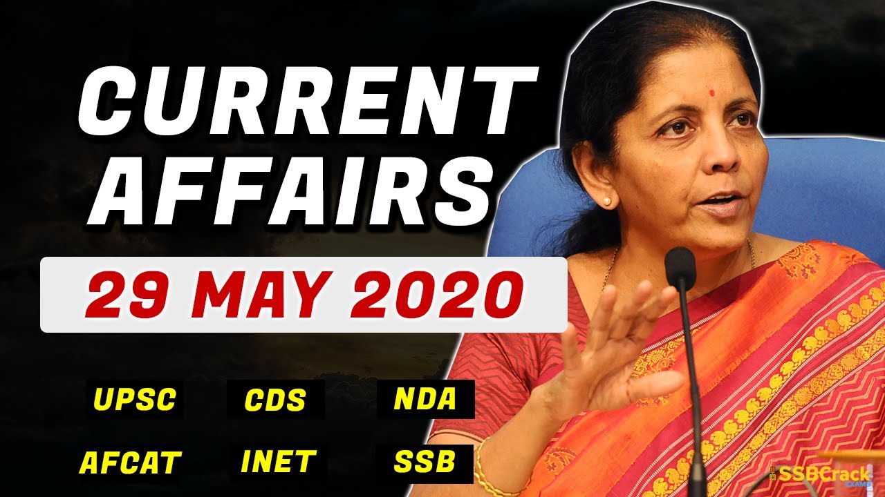 29 may 2020 current affairs