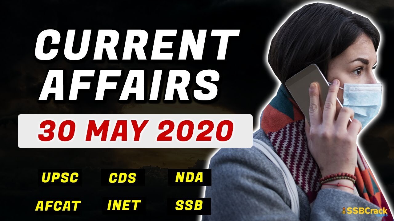30 May 2020 Current Affairs
