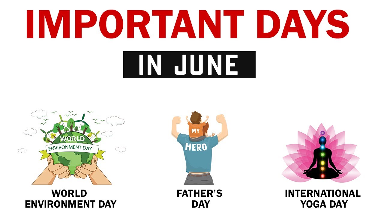 Important Days In June Month