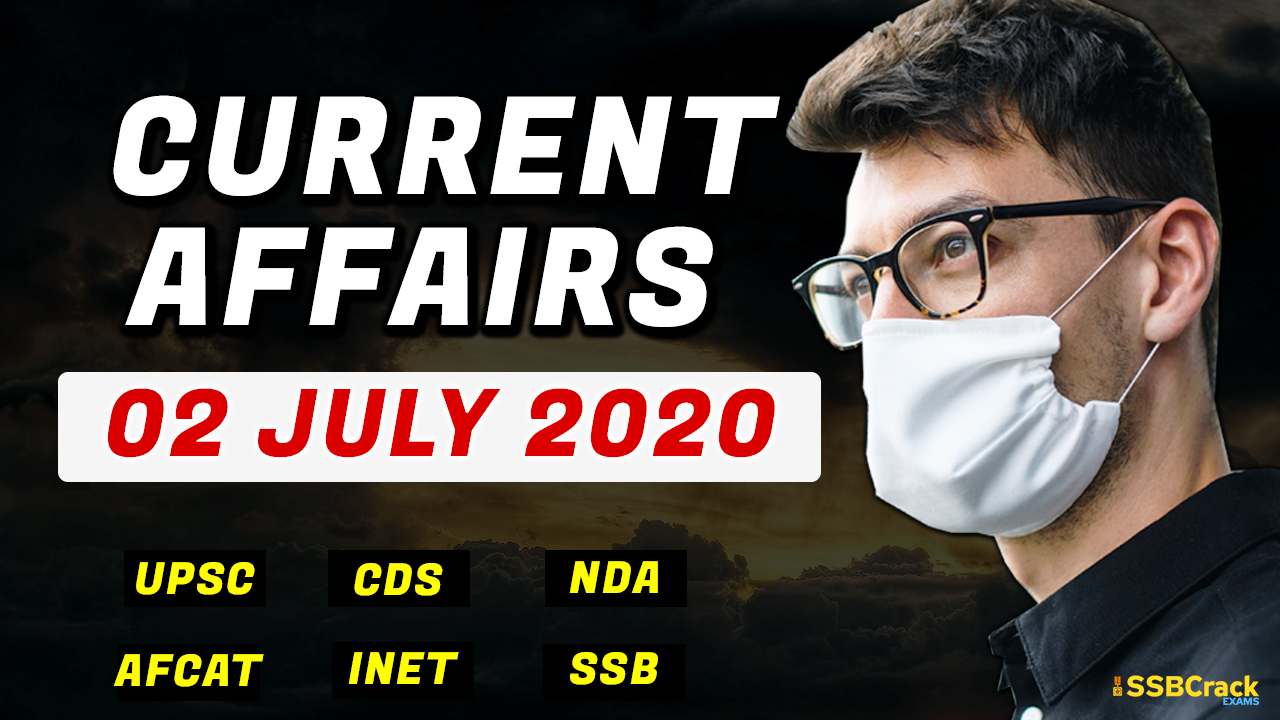 2 July 2020 Current Affairs