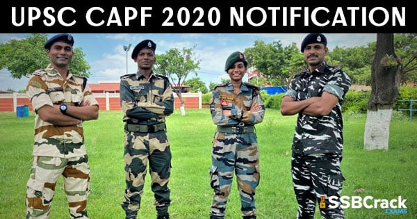 UPSC-CAPF-2020-Notification
