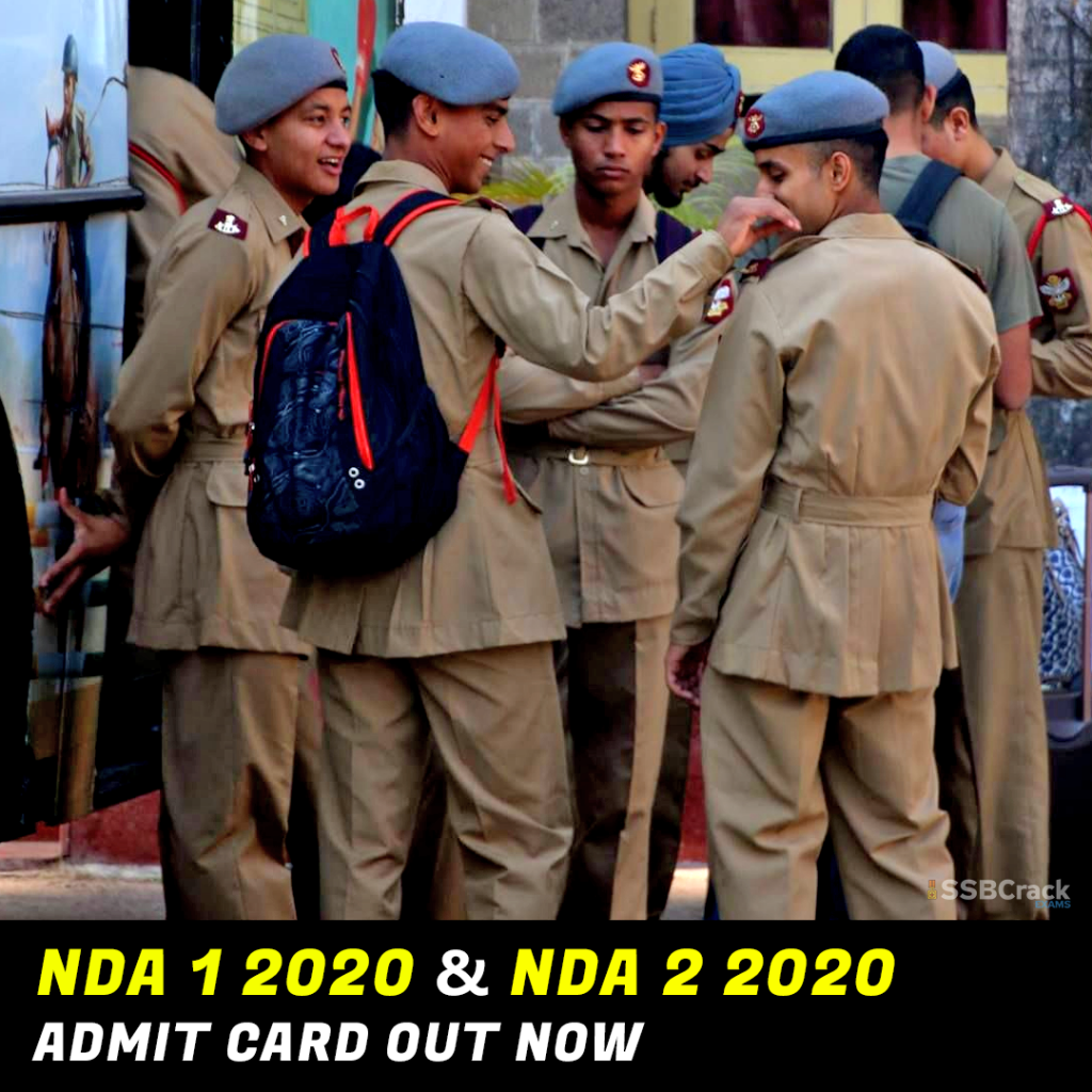 nda 2020 admit card