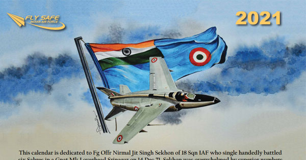 Indian Air Force Calendar 2021 [Download]