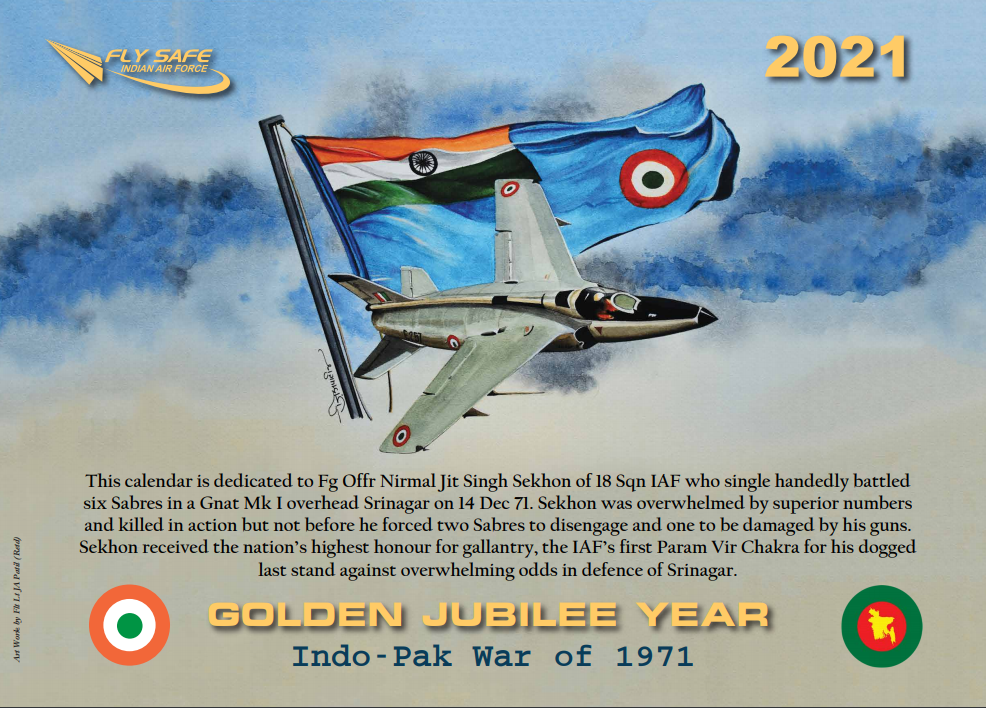 Indian Air Force Calendar 2021 [Download]