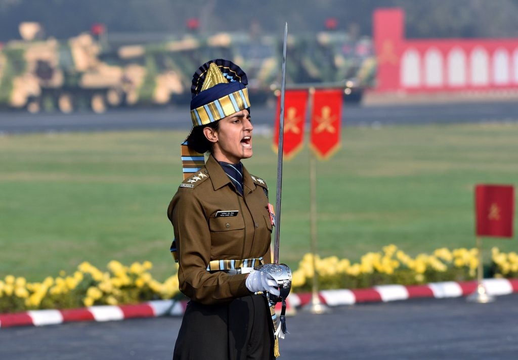 indian army women officer