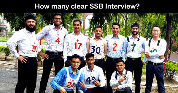 How Many Defence Aspirants Clear The SSB Interview?