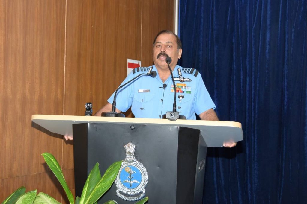 air chief marshal rks bhadauria visited the college of air warfare 1