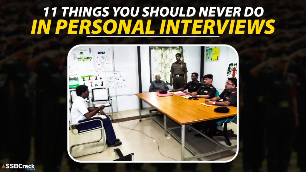 11 Things You Should Never Do In Personal Interviews