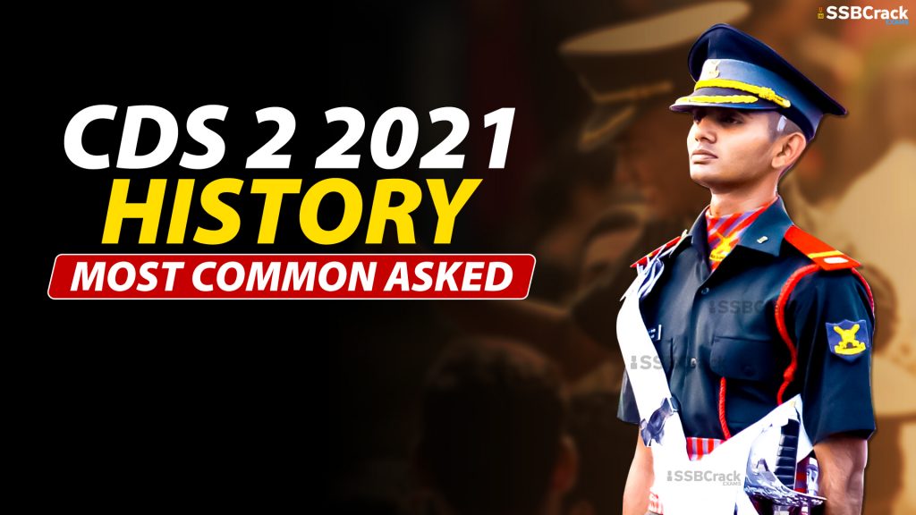 CDS 2 2021 History Most Common Asked 1
