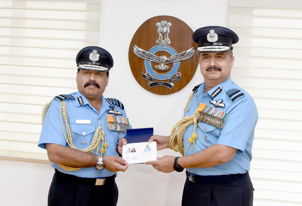 air chief marshal vr chaudhari takes over as the chief of the air staff