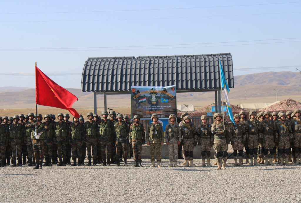 indo kazakhstan joint military exercise kazind 2021