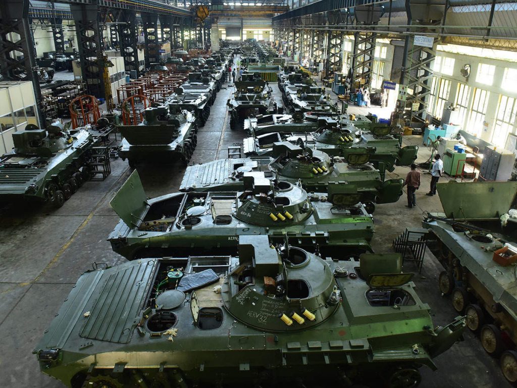 seven new defence companies carved out of ordnance factory board ofb
