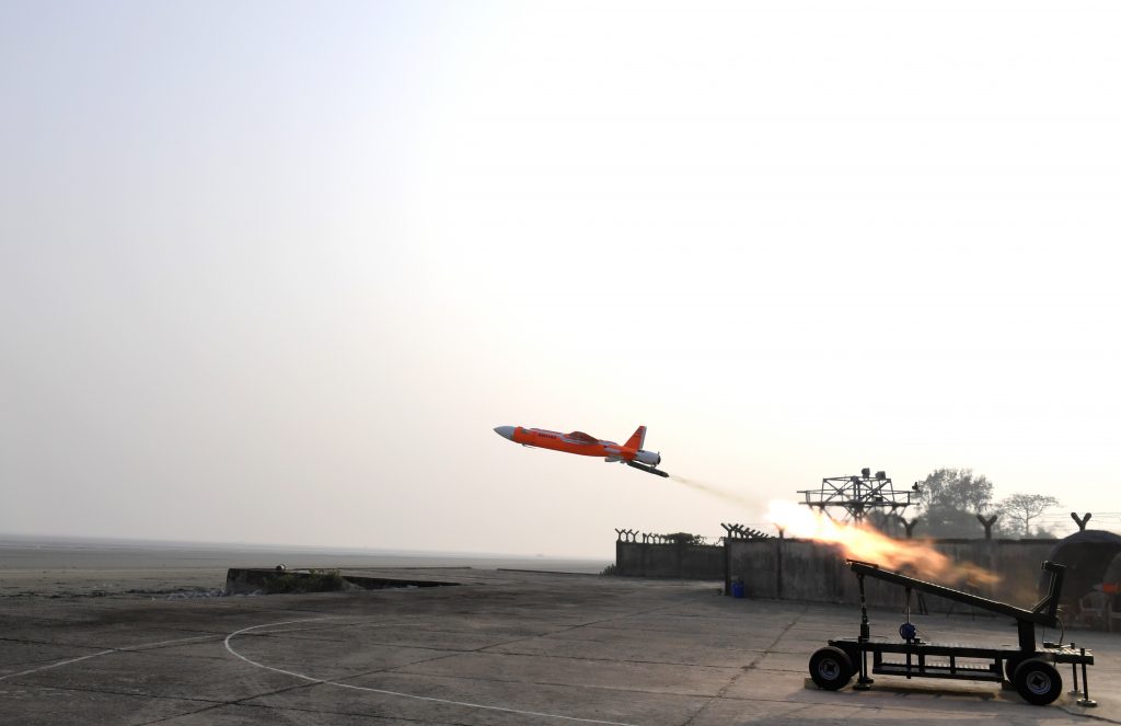 india successfully conducts flight test of high speed expendable aerial target abhyas