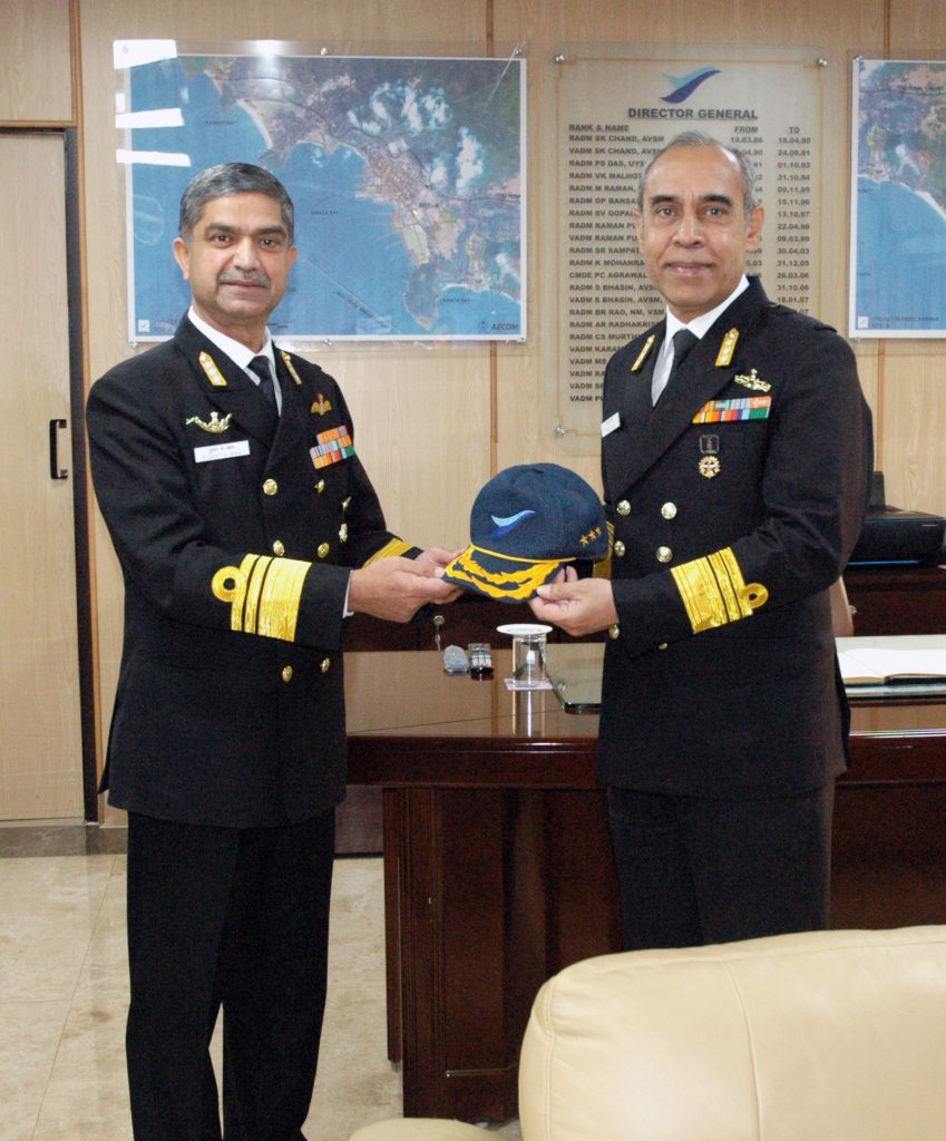 vice admiral tarun sobti vsm assumed charge as director general project seabird
