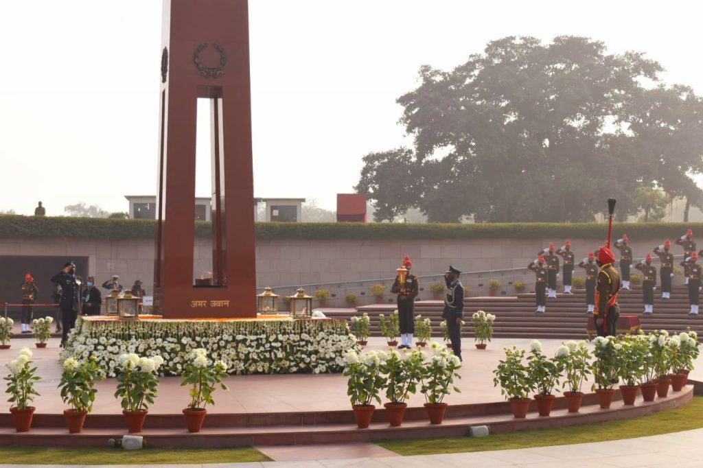 amar jawan jyoti is merged at national war memorial 1