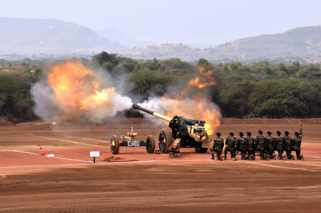 exercise topchi regiment of artillery