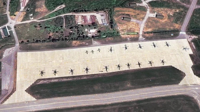 IAF Ayni airbase Google Maps