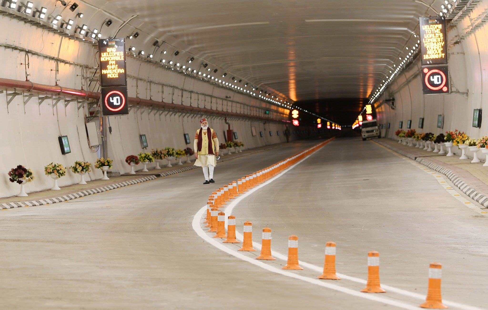 Atal Tunnel Officially Recognised As ‘Longest Highway Tunnel Above