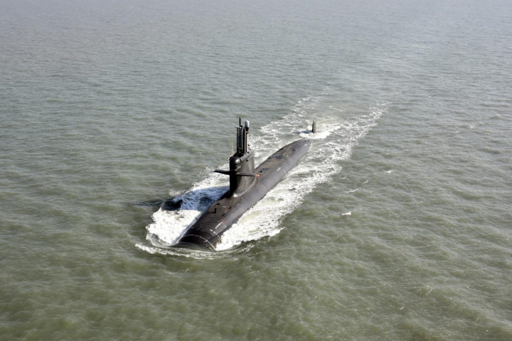 first sea sortie of fifth scorpene submarine vagir 1