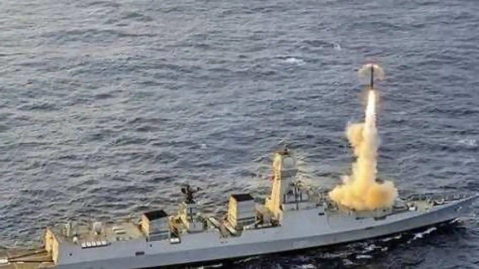 Indian Navy Test Fires BrahMos Supersonic Cruise Missile