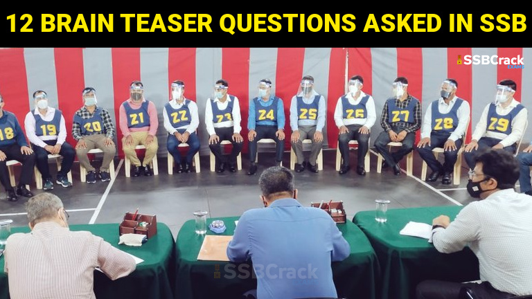 12 brain teaser questions asked in ssb interview 1