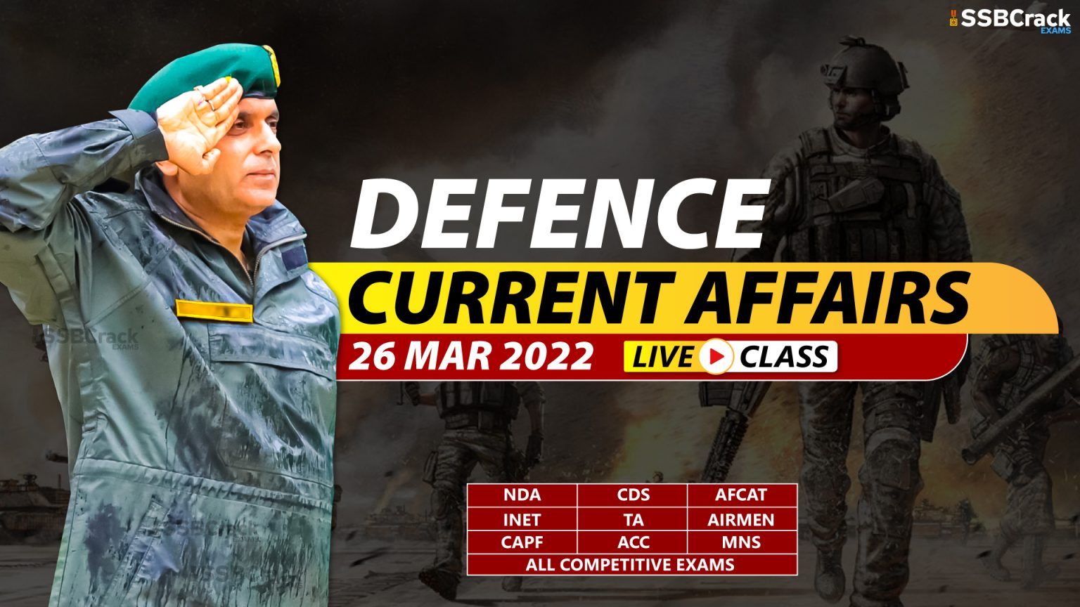 26 March 2022 Daily Defence Current Affairs And Updates [DOWNLOAD PDF]