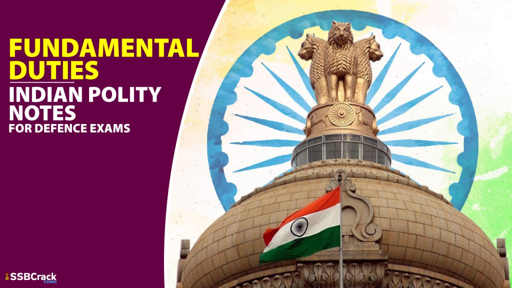 Fundamental Duties Indian Polity Notes for Defence Exams